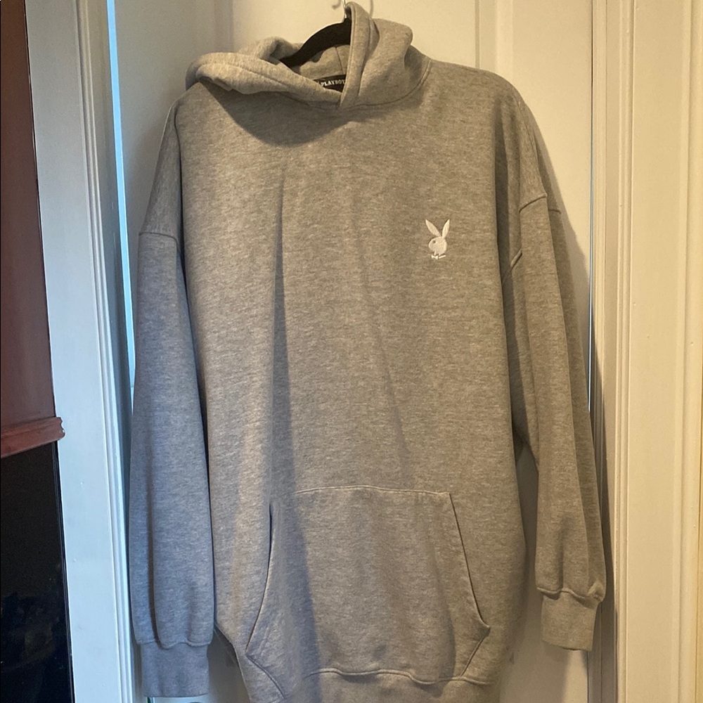 Gray Hoodie by Playboy